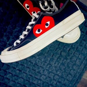 Converse Chuck 70 Low x Comme des Garcons Play “Black/White” (M9 / W11)